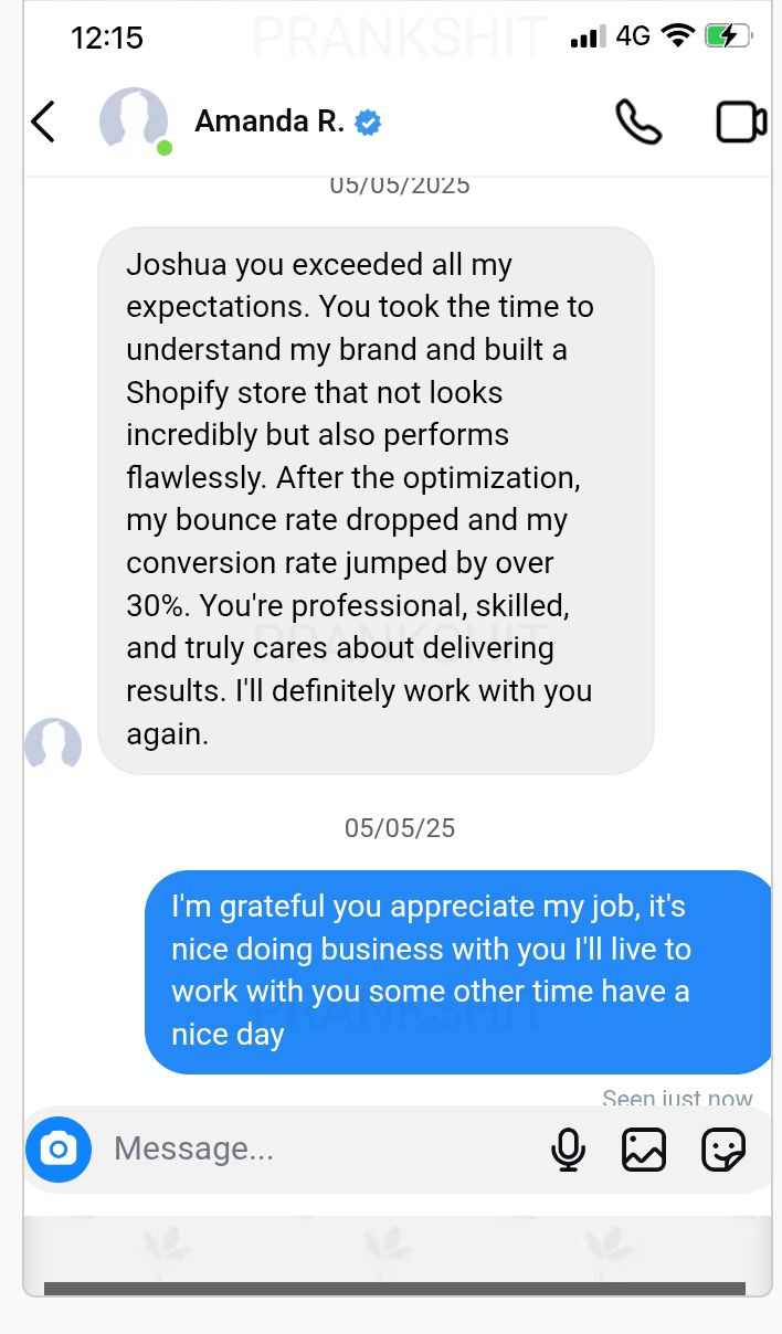 Message from Amanda R.