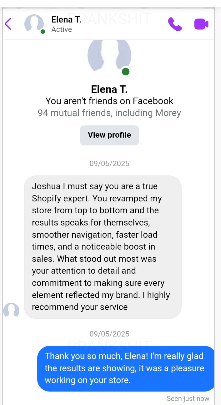 Message from Elena T.
